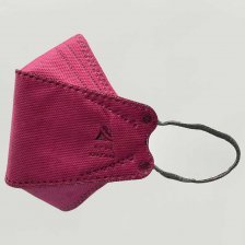 ماسک سه بعدی 4 لایه انزانی - جعبه 20 عددی - ایرانی - زرشکی - کد38 - سایزمدیوم